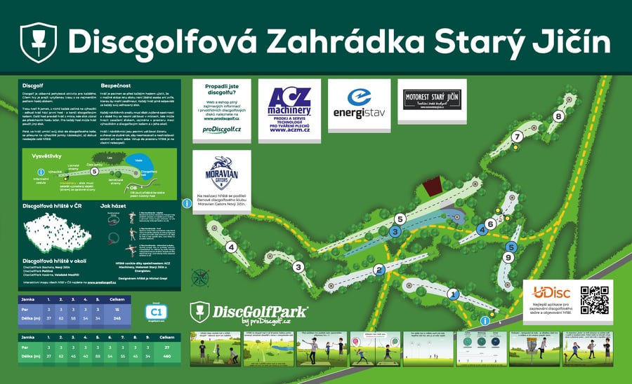 Discgolfová Zahrádka Starý Jičín
